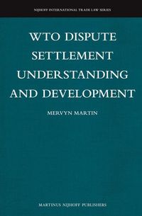 Produktbild: WTO Dispute Settlement Understanding and Development