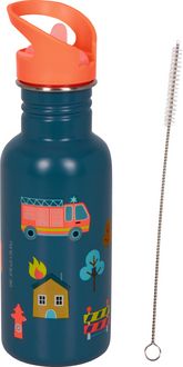 Produktbild: Edelstahlflasche Feuerwehr - Wenn ich mal gr. bin (ca.0,5 l)