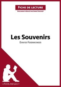 Bild vom Artikel Les Souvenirs de David Foenkinos (Analyse de l'oeuvre) vom Autor LePetitLitteraire