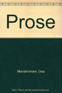 Produktbild: Prose of Osip Mandelstam