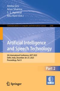 Produktbild: Artificial Intelligence and Speech Technology