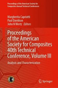 Produktbild: Proceedings of the American Society for Composites 40th Technical Conference, Volume III