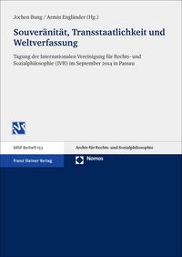 Produktbild: Souver&auml;nit&auml;t, Transstaatlichkeit und Weltverfassung