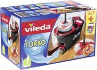 Produktbild: Vileda 158572 TURBO BOX inkl. TURBO REFILL MICROFIBRE 2in1 Ersatzkopf Wisch-Set 1St.