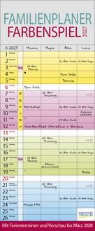 Produktbild: Familienplaner Farbenspiel 2027