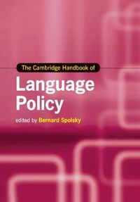Produktbild: The Cambridge Handbook of Language Policy