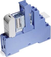Produktbild: Finder 48.62.7.012.0050 Relaisbaustein Nennspannung: 12 V/DC Schaltstrom (max.): 10 A 2 Wechsler 1 St.