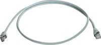 Produktbild: Teleg&auml;rtner 100008268 RJ45 Patchkabel CAT 6a S/FTP 1.50 m Grau Flammwidrig, Halogenfrei, UL-zertifiziert 1 St.