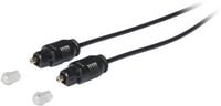 Produktbild: Kash 30L502 Toslink Digital-Audio Anschlusskabel [1x Toslink-Stecker (ODT) - 1x Toslink-Stecker (ODT)] 1.50 m Schwarz vergoldete Steckkontakte