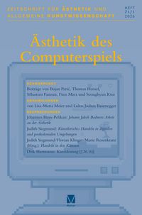 Produktbild: &Auml;sthetik des Computerspiels