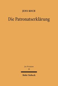 Produktbild: Die Patronatserkl&auml;rung