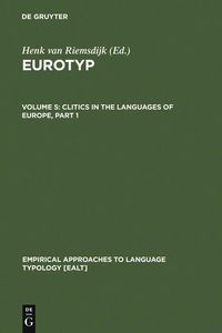 Produktbild: Clitics in the Languages of Europe