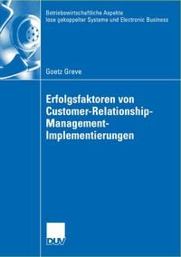 Produktbild: Erfolgsfaktoren von Customer-Relationship-Management-Implementierungen