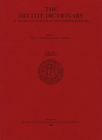 Produktbild: Hittite Dictionary of the Oriental Institute of the University of Chicago Volume L-N, fascicle 2 (-ma to miyahuwant-)