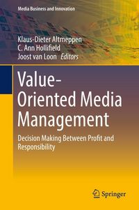Produktbild: Value-Oriented Media Management