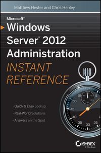 Produktbild: Microsoft Windows Server 2012 Administration Instant Reference