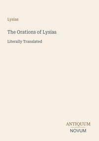 Produktbild: The Orations of Lysias