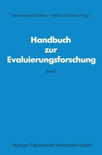 Produktbild: Handbuch zur Evaluierungsforschung