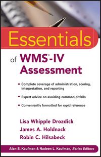Produktbild: Essentials of WMS-IV Assessment