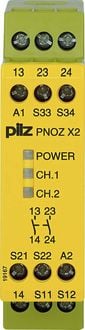 Produktbild: Sicherheitsschaltger&auml;t PNOZ X2 24VAC/DC 2n/o PILZ 2 Schlie&szlig;er (B x H x T) 22.5 x 87 x 121 mm 1 St.