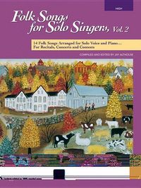 Produktbild: Folk Songs for Solo Singers, Vol 2