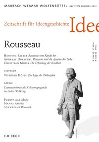 Produktbild: Zeitschrift f&uuml;r Ideengeschichte Heft VI/2 Sommer 2012