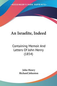 Produktbild: An Israelite, Indeed