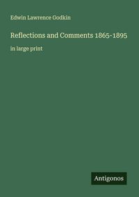 Produktbild: Reflections and Comments 1865-1895