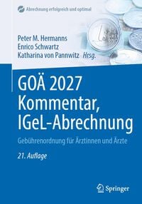 Produktbild: GO&Auml; 2027 Kommentar, IGeL-Abrechnung