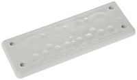 Produktbild: Trelleborg MH-24 F 19-1 LIGHT GREY UL94 V-0 IP65 | TPE | Screw Durchf&uuml;hrungsplatte TPE Grau 1 St.