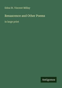 Produktbild: Renascence and Other Poems