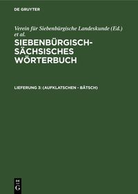 Produktbild: (aufklatschen - B&auml;tsch)