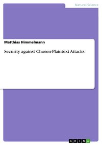 Produktbild: Security against Chosen-Plaintext Attacks