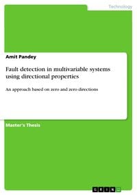 Produktbild: Fault detection in multivariable systems using directional properties