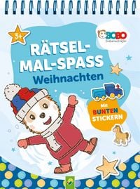 Produktbild: Bobo Siebenschl&auml;fer R&auml;tsel-Mal-Spa&szlig; Weihnachten. F&uuml;r Kinder ab 3 Jahren