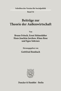 Produktbild: Beitr&auml;ge zur Theorie der Au&szlig;enwirtschaft.