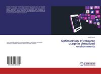 Produktbild: Optimization of resource usage in virtualized environments