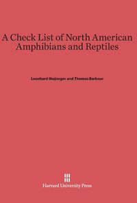 Produktbild: A Check List of North American Amphibians and Reptiles