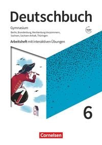 Produktbild: Deutschbuch Gymnasium - Berlin, Brandenburg, Mecklenburg-Vorpommern, Sachsen, Sachsen-Anhalt und Th&uuml;ringen - Ausgabe 2019 - 6. Schuljahr