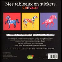 Mes tableaux en stickers: chevaux