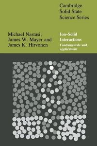 Produktbild: Ion-Solid Interactions