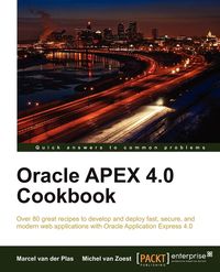 Produktbild: Zoest, M: Oracle Apex 4.0 Cookbook
