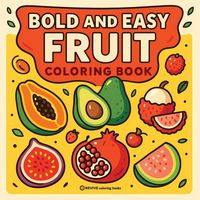 Produktbild: Bold & Easy Fruit Coloring Book