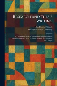 Produktbild: Research and Thesis Writing