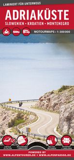 Bild vom Artikel MoTourMaps Adriaküste Slowenien . Kroatien . Montenegro Auto- und Motorradkarte 1:300.000 vom Autor 