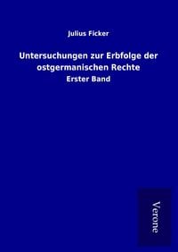 Produktbild: Untersuchungen zur Erbfolge der ostgermanischen Rechte