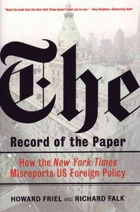 Produktbild: Friel, H: The Record of the Paper