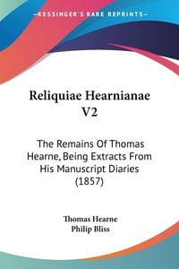 Produktbild: Reliquiae Hearnianae V2