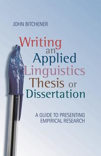 Produktbild: Writing an Applied Linguistics Thesis or Dissertation