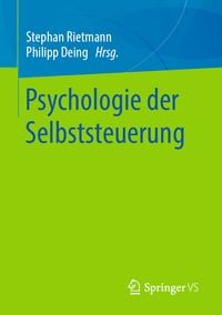 Produktbild: Psychologie der Selbststeuerung